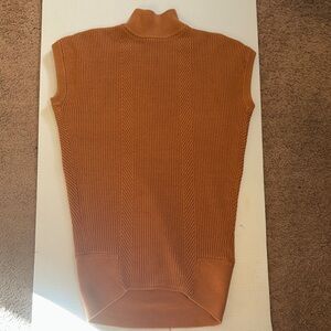 Anthropologie Terracotta Sleeveless Knit Top